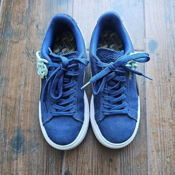 Puma Suede Mayu Kimono Womens Size 6.5 M Sneakers Casual Shoes - Picture 2 of 11